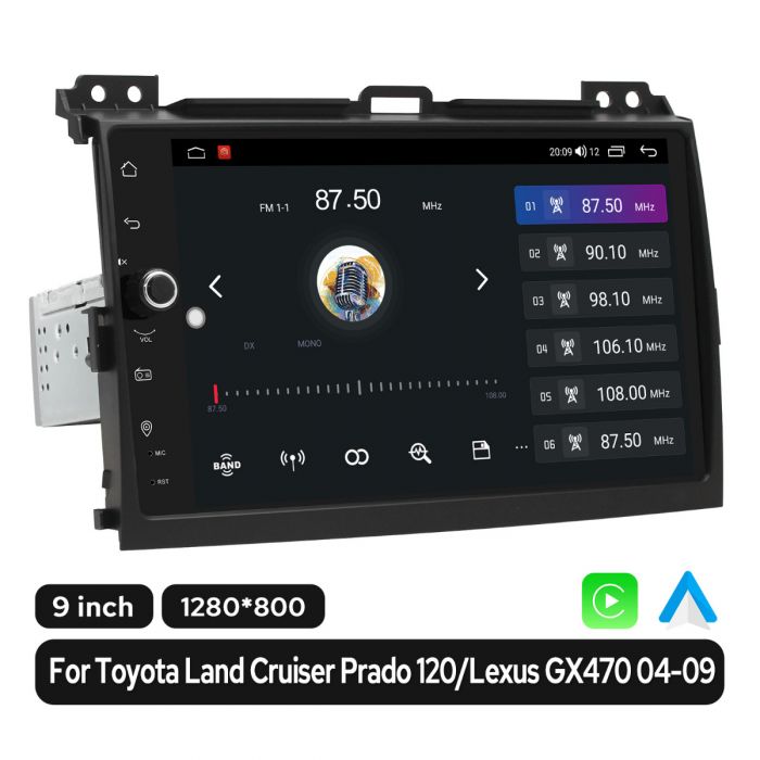 Toyota Land Cruiser Prado Head Car Stereo - Joying