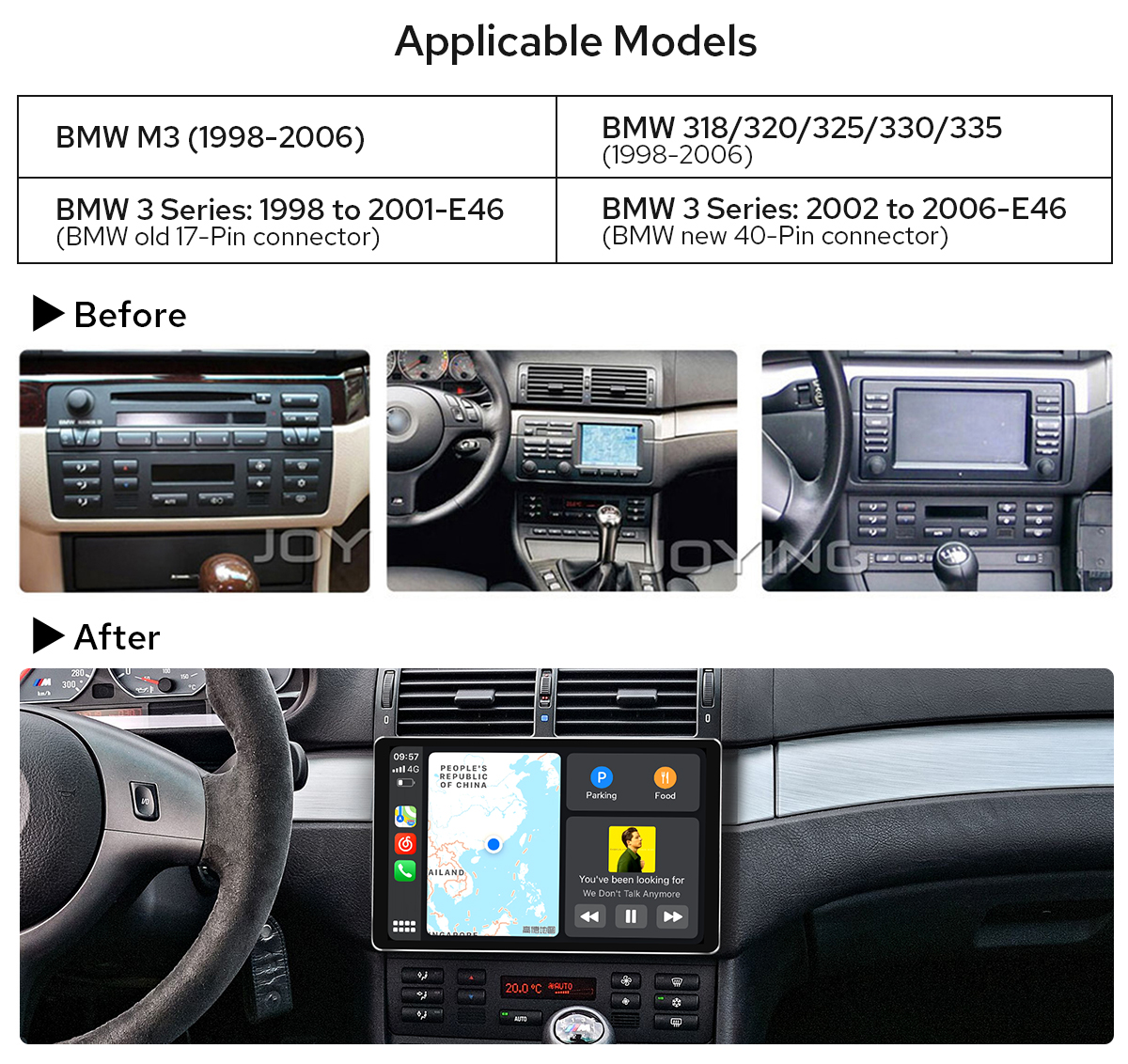 RADIO NAVEGADOR 9 Para BMW E46 Serie 3 1998-2006 GPS ANDROID 10.0