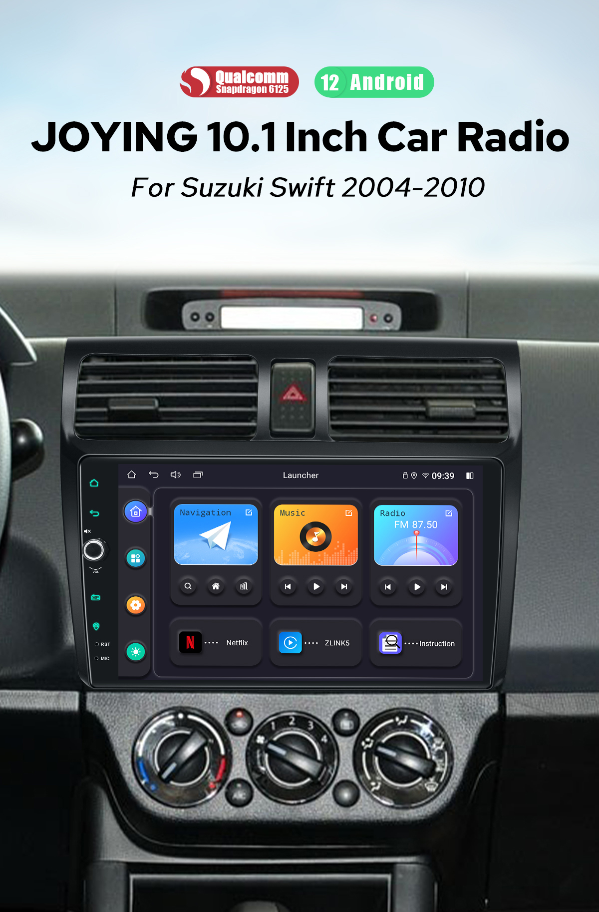 Suzuki Swift Android 12 Radio 4G Head Unit - Joying