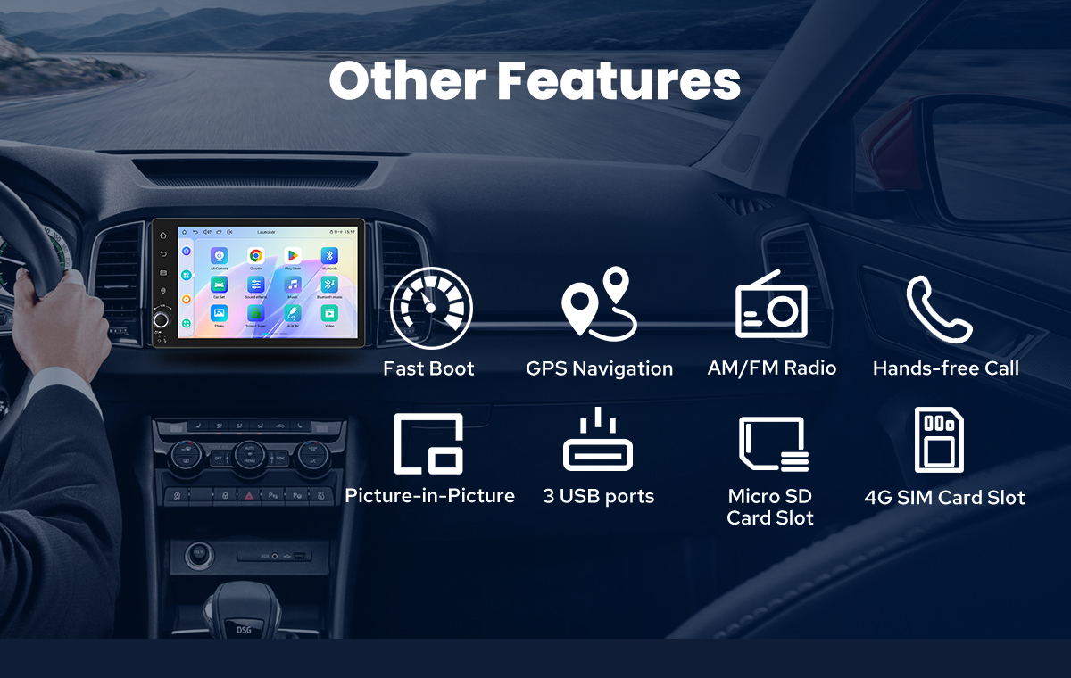 2-Din Universal 7 inch Car Radio Multimedia Video Player