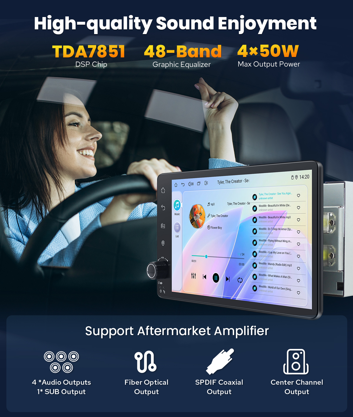 2-Din Universal 7 inch Car Radio Multimedia Video Player