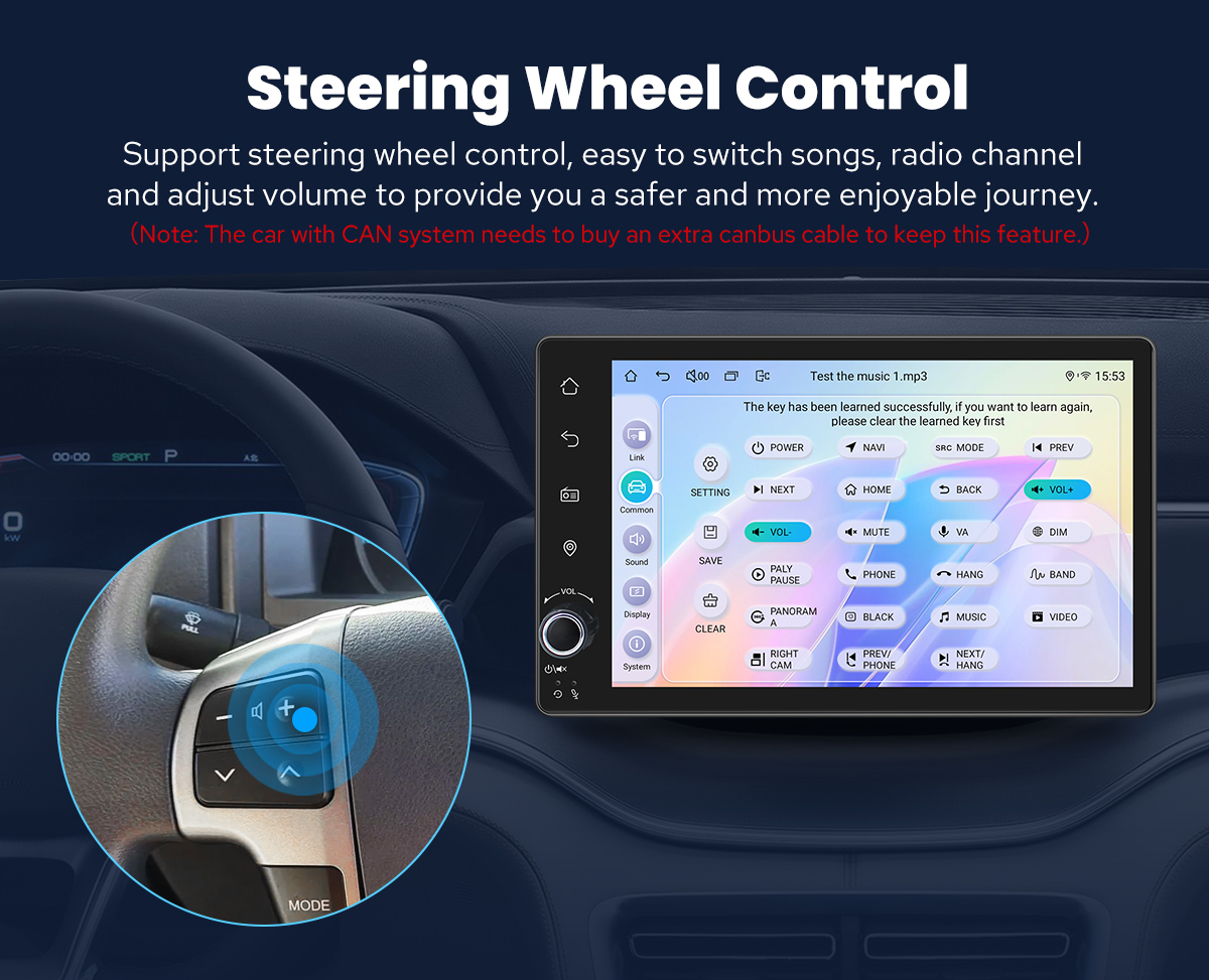 2-Din Universal 7 inch Car Radio Multimedia Video Player