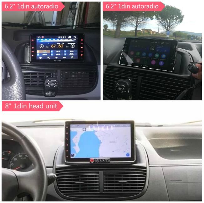 2 Din Android For Fiat Panda 2003-2012 7 Car Radio Multimedia Player Head  Unit With Frame Wifi Gps Navigation Stereo Autoradio