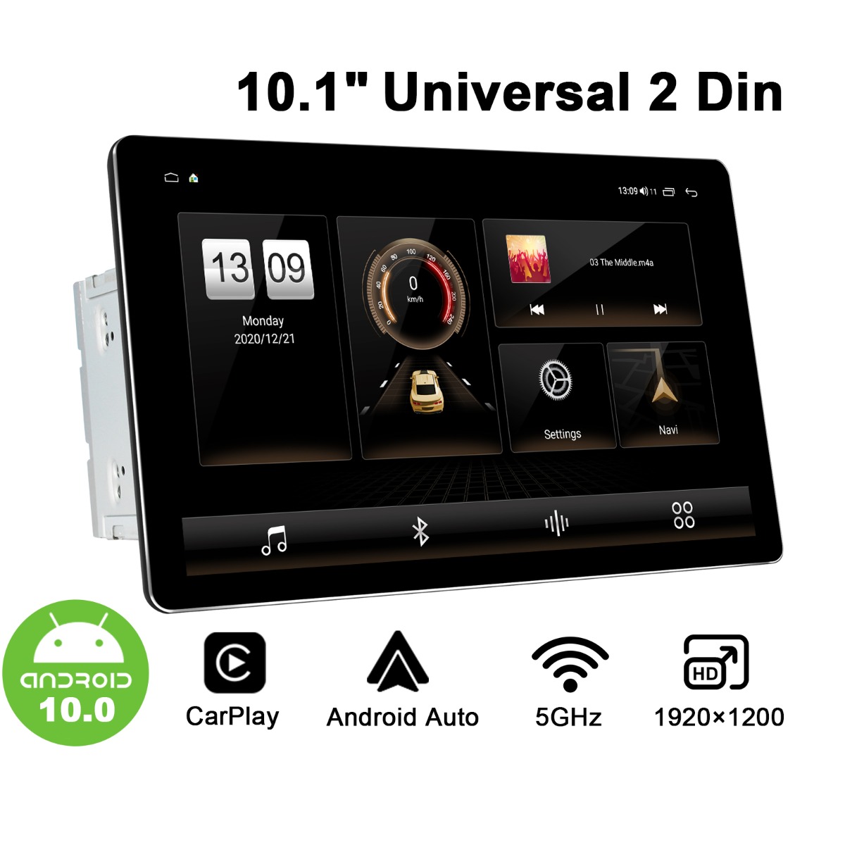 Autoradio 2 Din Carplay & Android Auto Awesafe - Écran 7 Tactile