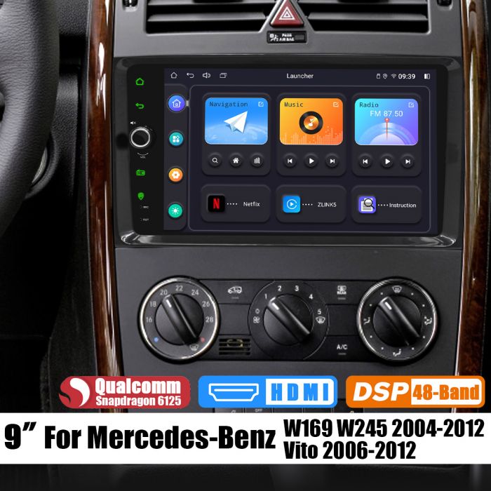 Mercedes-Benz W169 W245 B200 Android 12 Head Unit - Joying