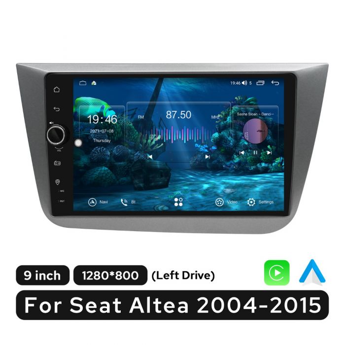 2022 New 9 Inch Android 10.0 Head Unit for Seat Altea 2004-2015
