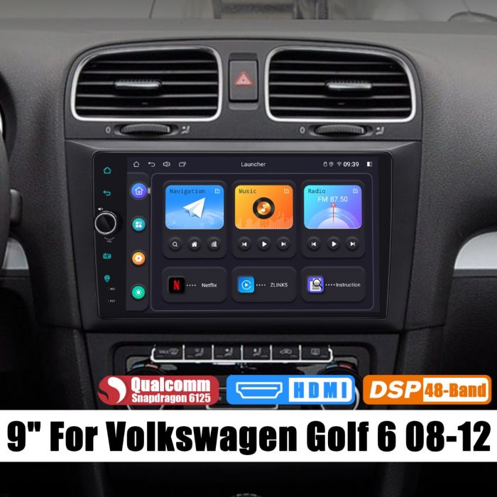 Autoradio GPS VW Golf 6 Android