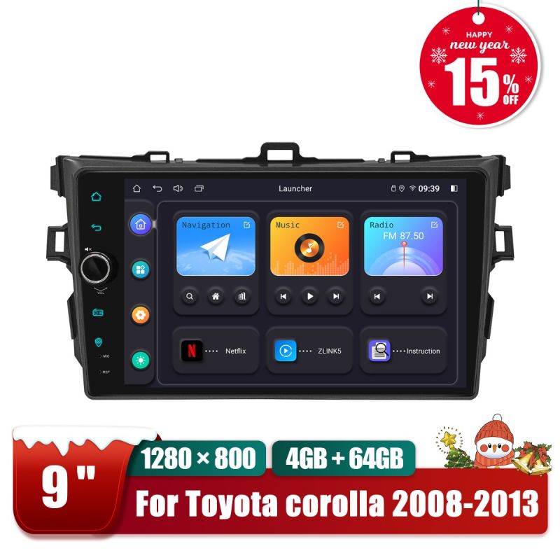 toyota corolla android 12 radio