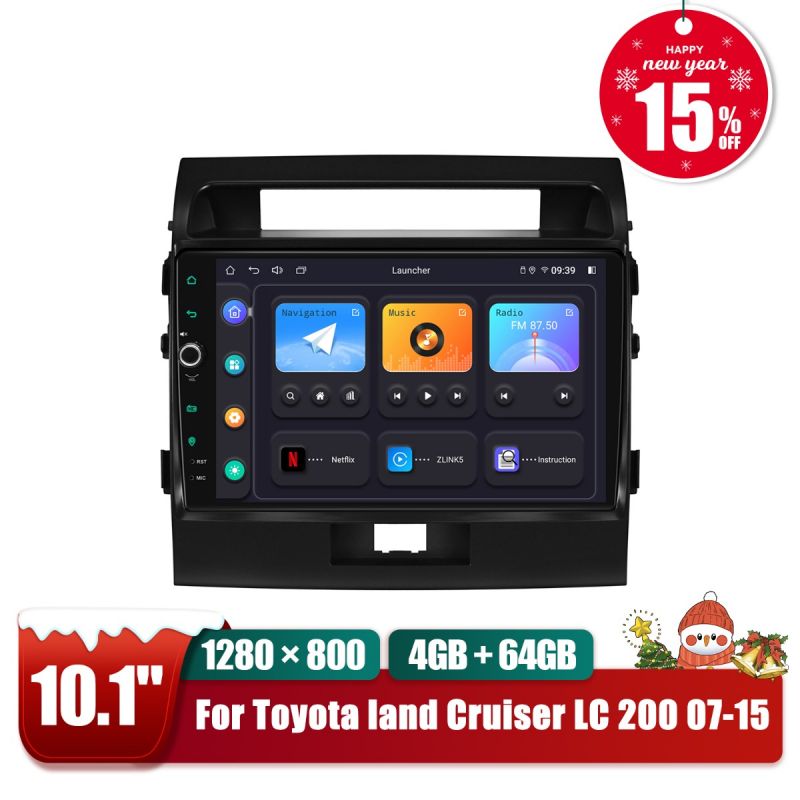 android 12 car radio for toyota land cruiser